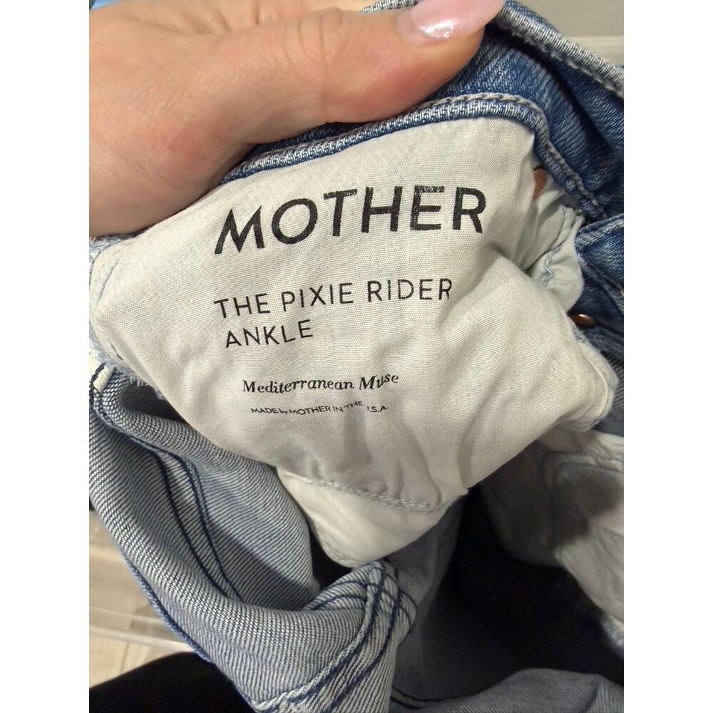 Mother The Pixie Rider Ankle Straight Jeans - Picture 5 of 6